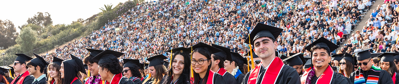 Students at graduation